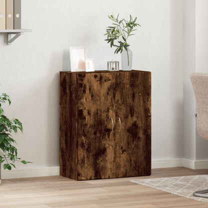 vidaXL File Cabinet Smoked Oak 60x32x77.5 cm Engineered Wood
