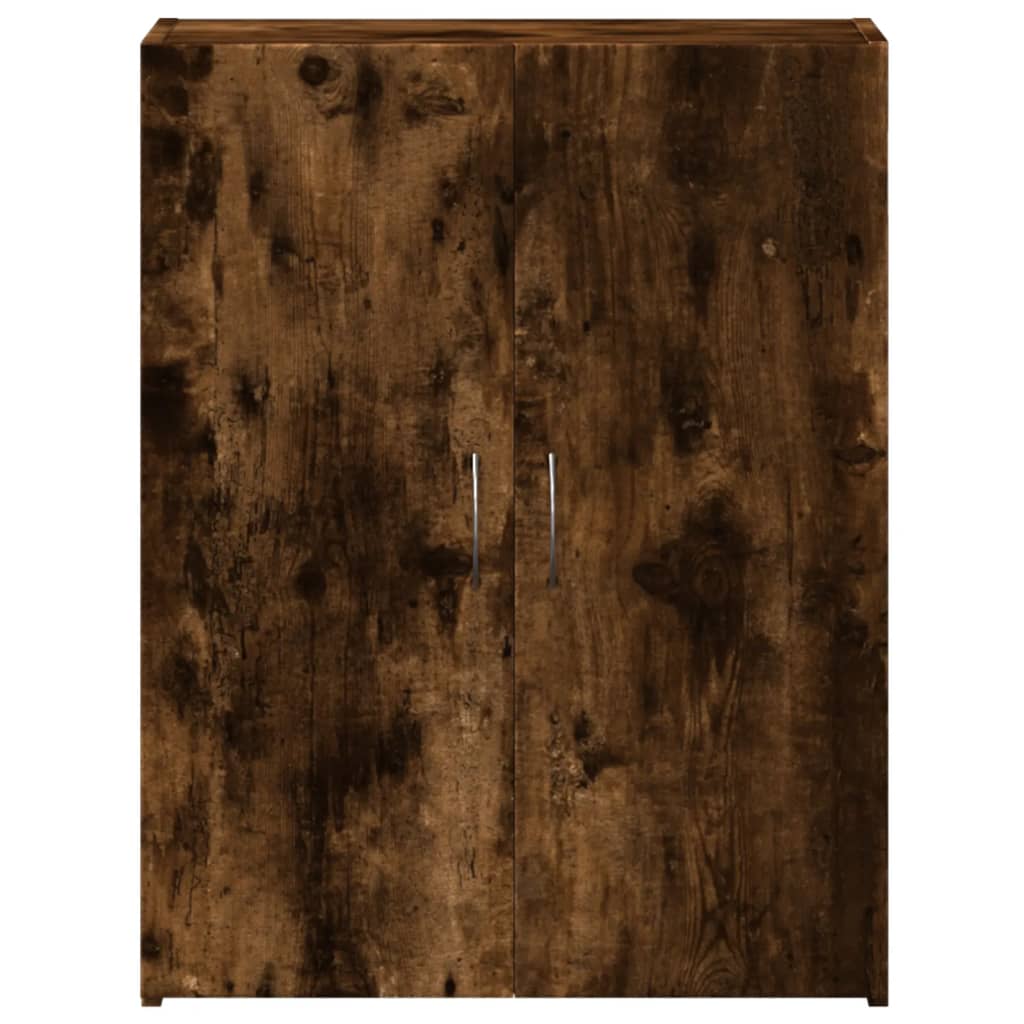 vidaXL File Cabinet Smoked Oak 60x32x77.5 cm Engineered Wood
