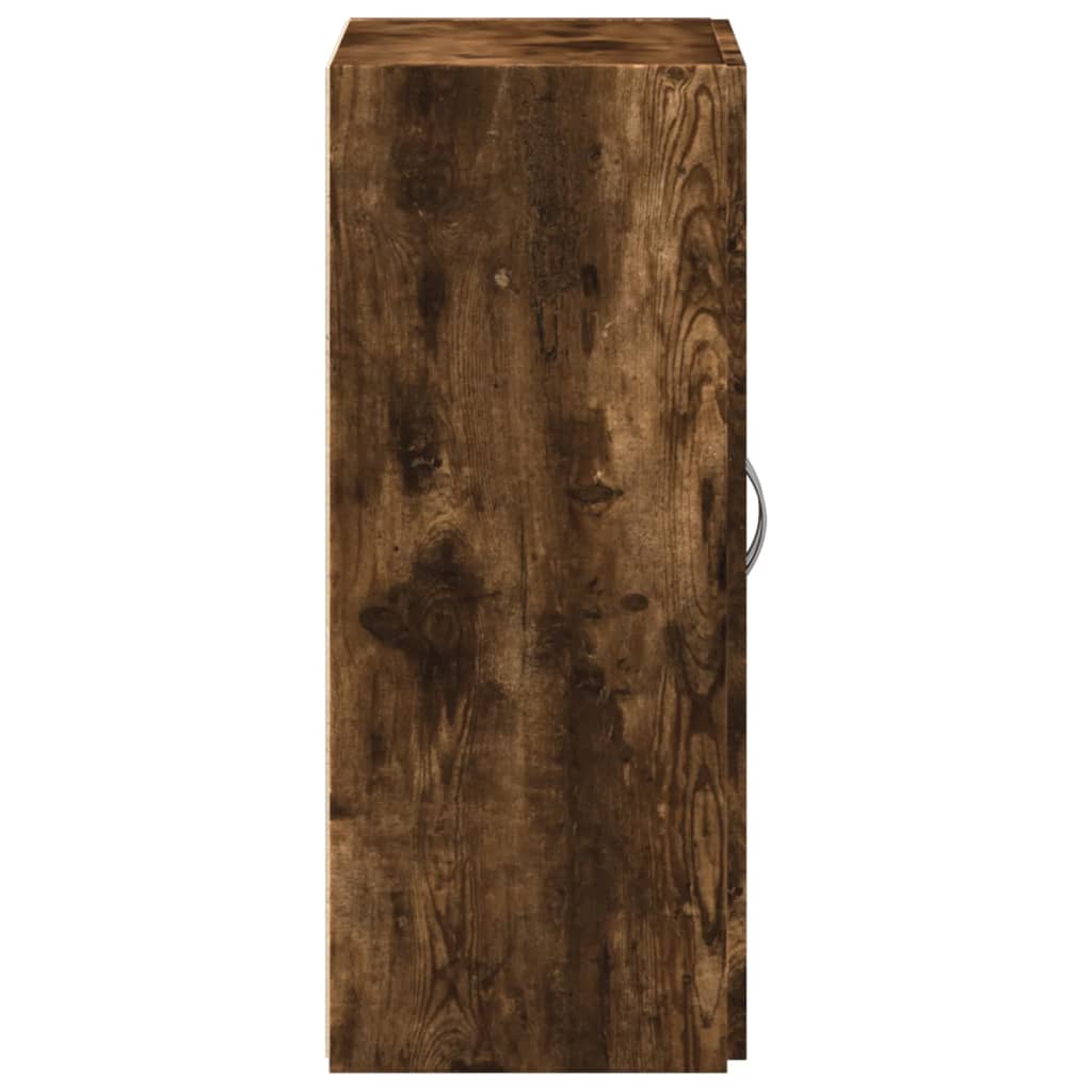 vidaXL File Cabinet Smoked Oak 60x32x77.5 cm Engineered Wood