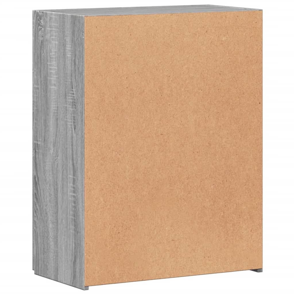 vidaXL File Cabinet Grey Sonoma 60x32x77.5 cm Engineered Wood