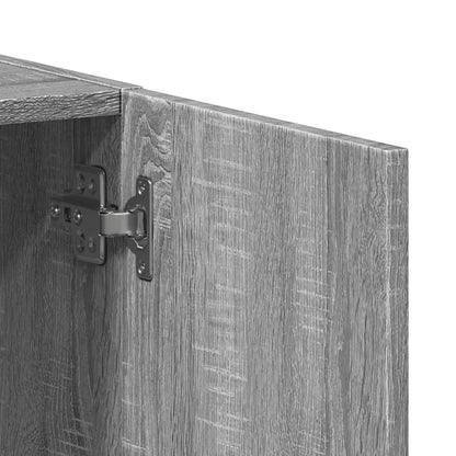 vidaXL File Cabinet Grey Sonoma 60x32x77.5 cm Engineered Wood