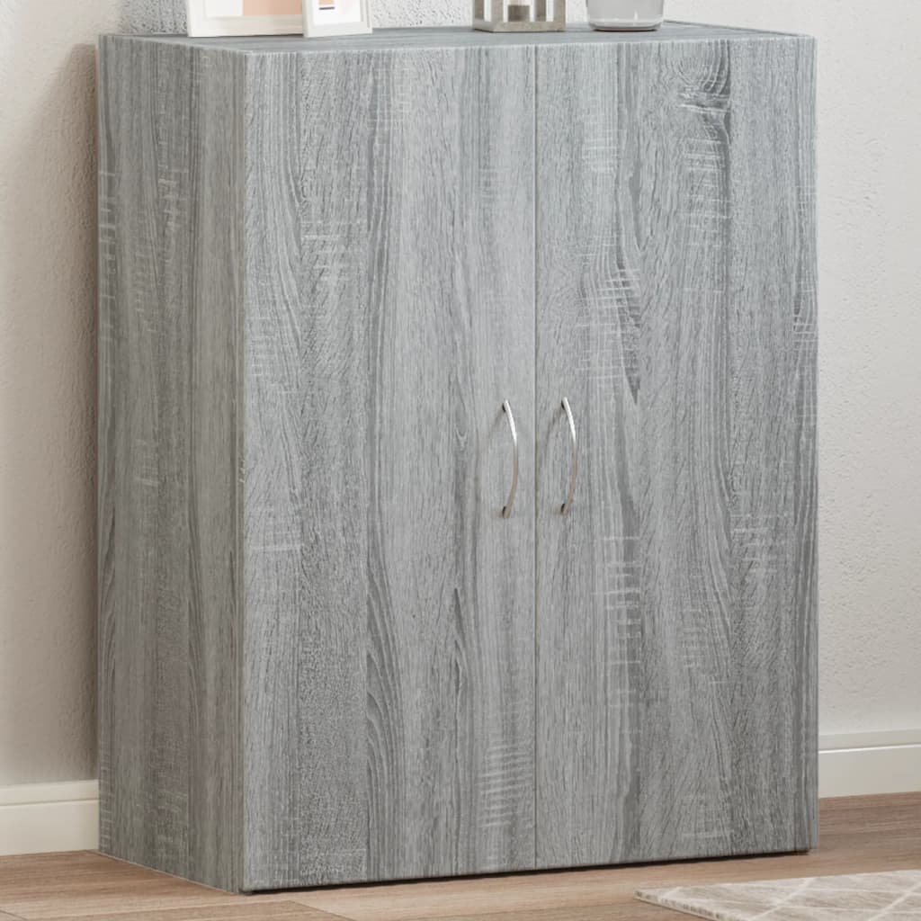 vidaXL File Cabinet Grey Sonoma 60x32x77.5 cm Engineered Wood