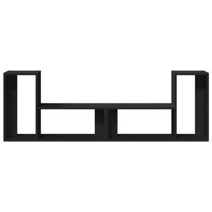 vidaXL TV Cabinets 2 pcs Black 75x30x50 cm Engineered Wood