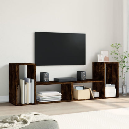 vidaXL TV Cabinets 2 pcs Smoked Oak 75x30x50 cm Engineered Wood