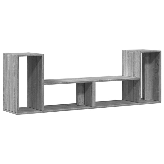 vidaXL 2 Piece TV Cabinet Set Grey Sonoma 75x30x50 cm Engineered Wood