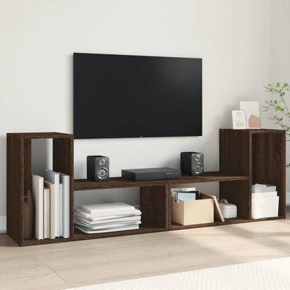 vidaXL TV Cabinet Brown Oak