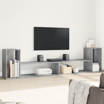 vidaXL TV Cabinet Concrete Grey