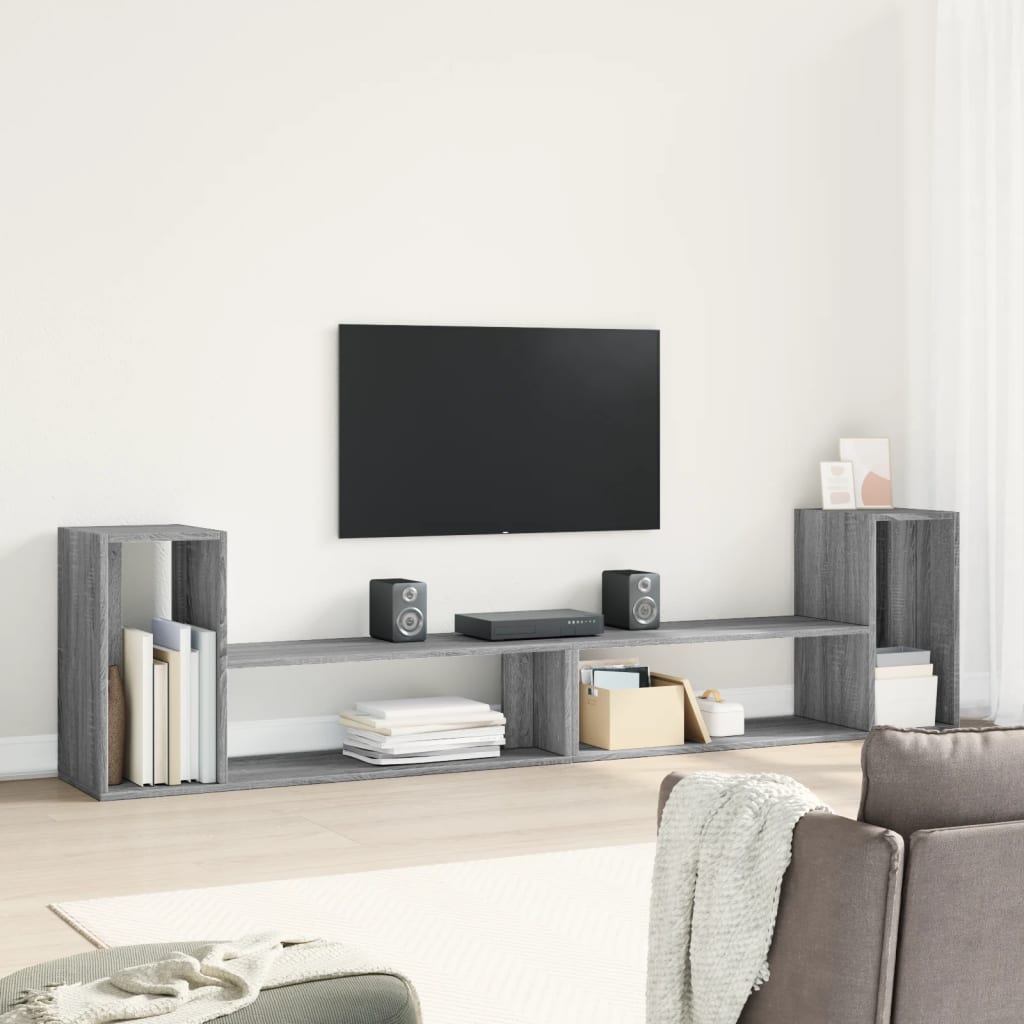 vidaXL TV Cabinet Grey Sonoma
