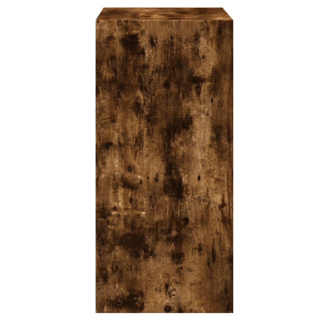 vidaXL Wardrobe Smoked Oak 77x48x102 cm Engineered Wood