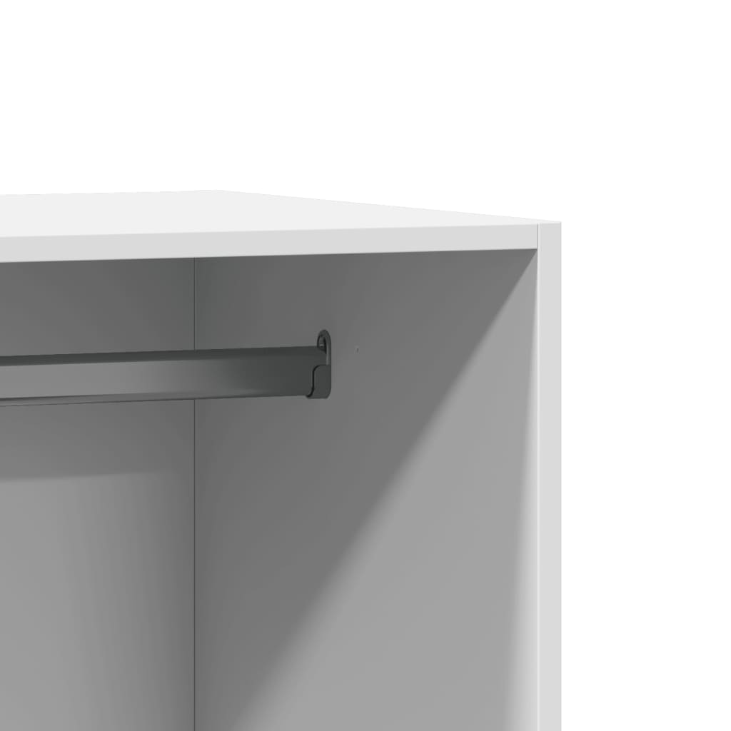 vidaXL Wardrobe White 48x41x102 cm Engineered Wood