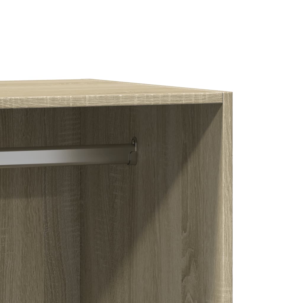 vidaXL Wardrobe Sonoma Oak 48x41x102 cm Engineered Wood