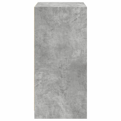 vidaXL Wardrobe Concrete Grey 48x41x102 cm Engineered Wood
