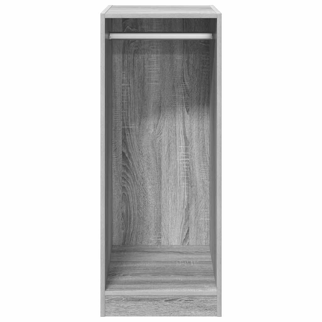 vidaXL Wardrobe Grey Sonoma 48x41x102 cm Engineered Wood