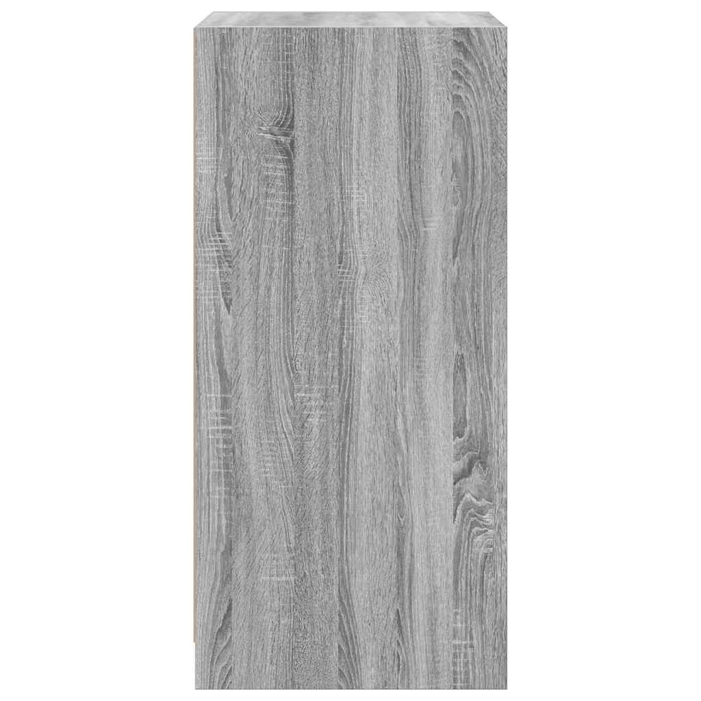 vidaXL Wardrobe Grey Sonoma 48x41x102 cm Engineered Wood