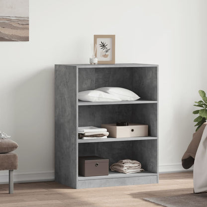 vidaXL Wardrobe Concrete Grey 77x48x102 cm Engineered Wood