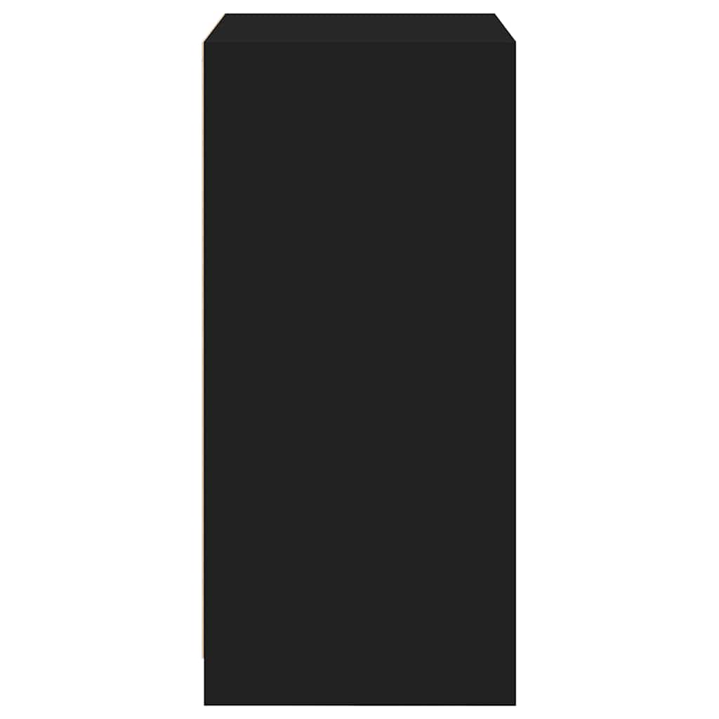 vidaXL Wardrobe Black 48x41x102 cm Engineered Wood
