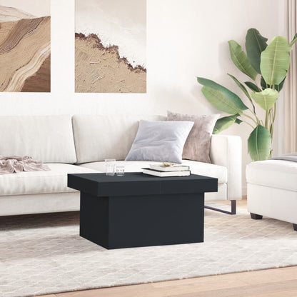 vidaXL Coffee Table | Black | Engineered wood | Medium | Coffee Table