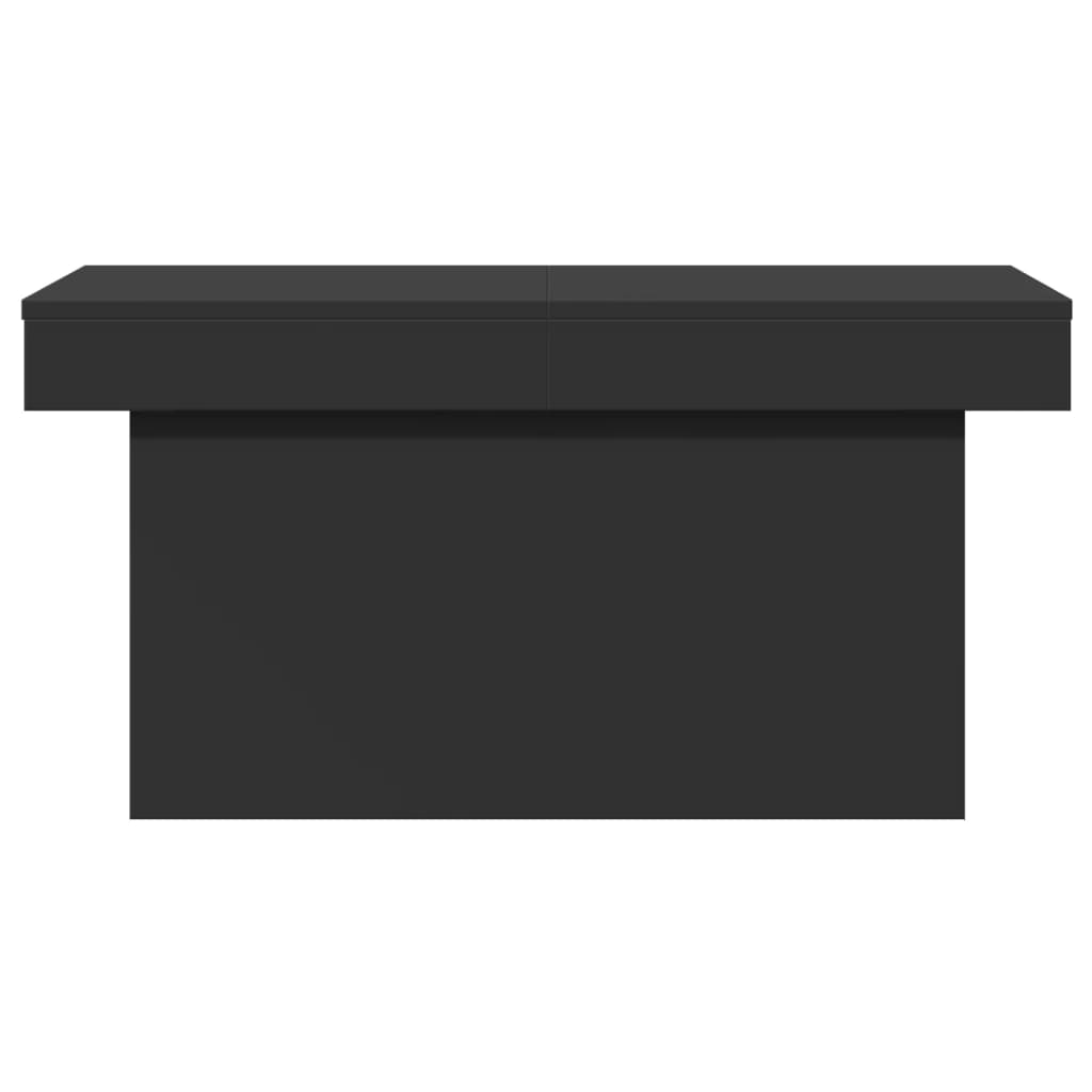vidaXL Coffee Table | Black | Engineered wood | Medium | Coffee Table