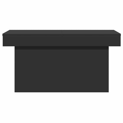 vidaXL Coffee Table Black 80x55x40 cm Engineered Wood