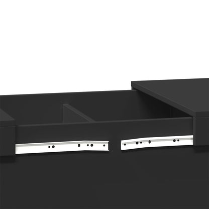 vidaXL Coffee Table | Black | Engineered wood | Medium | Coffee Table