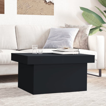 vidaXL Coffee Table | Black | Engineered wood | Medium | Coffee Table