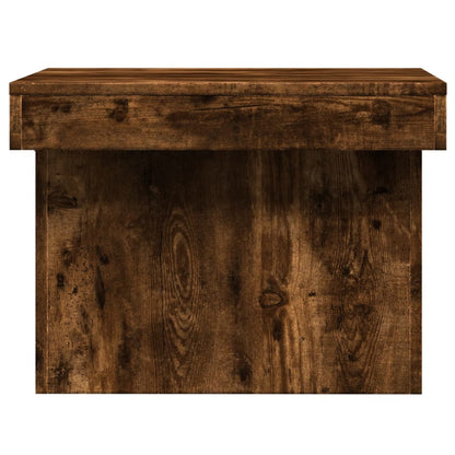 vidaXL Coffee Table Smoked Oak 80x55x40 cm Engineered Wood