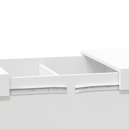 vidaXL Coffee Table White 100x55x40 cm Engineered Wood