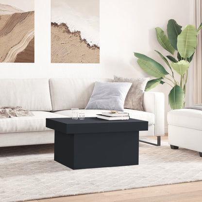 vidaXL Coffee Table | Black | Engineered Wood | Medium | Coffee Table