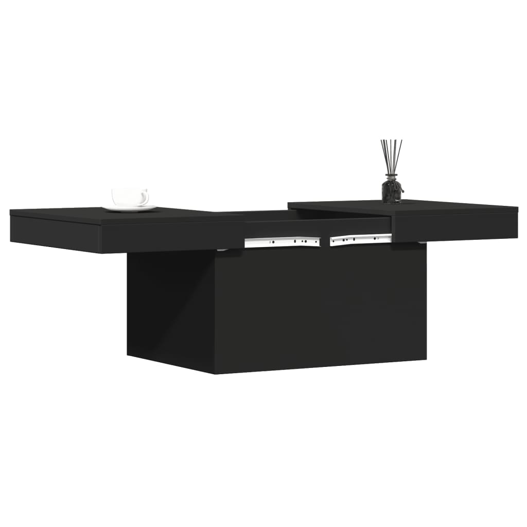vidaXL Coffee Table | Black | Engineered Wood | Medium | Coffee Table