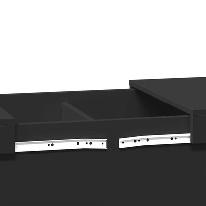 vidaXL Coffee Table | Black | Engineered Wood | Medium | Coffee Table