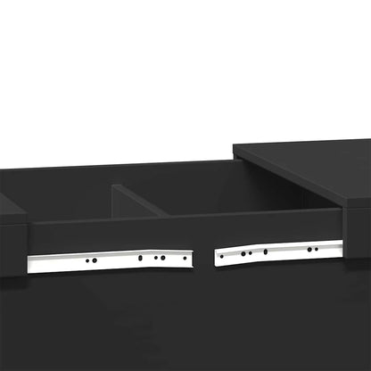 vidaXL Coffee Table Black 100x55x40 cm Engineered Wood