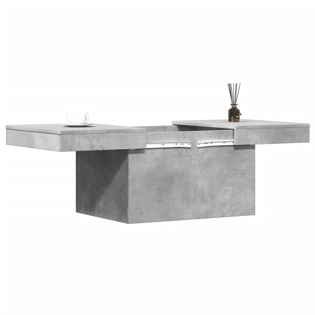 vidaXL Coffee Table Concrete Grey 100x55x40 cm Engineered Wood