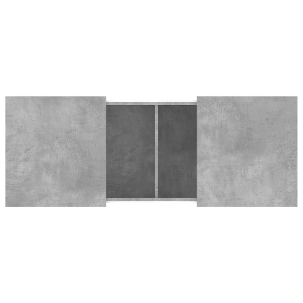 vidaXL Coffee Table Concrete Grey 100x55x40 cm Engineered Wood