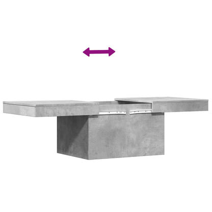 vidaXL Coffee Table Concrete Grey 100x55x40 cm Engineered Wood