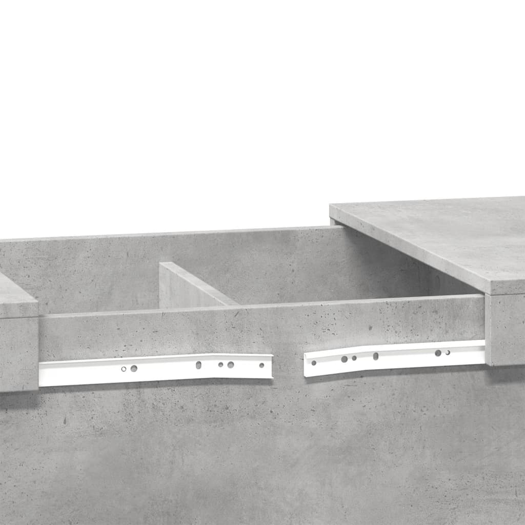 vidaXL Coffee Table Concrete Grey 100x55x40 cm Engineered Wood