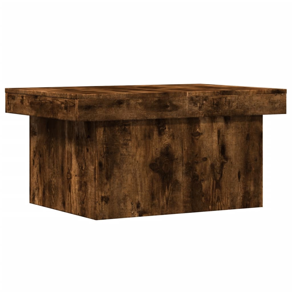 vidaXL Coffee Table Smoked Oak 100x55x40 cm Engineered Wood