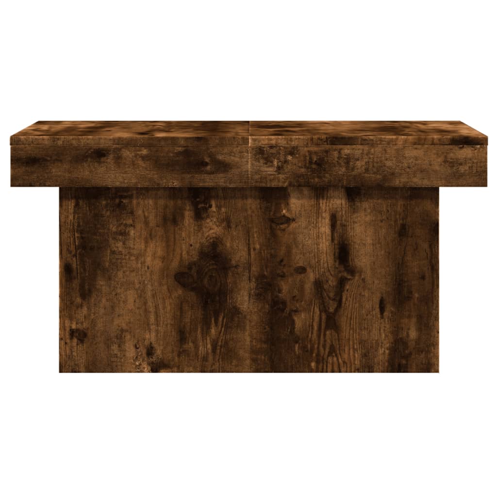 vidaXL Coffee Table Smoked Oak 100x55x40 cm Engineered Wood