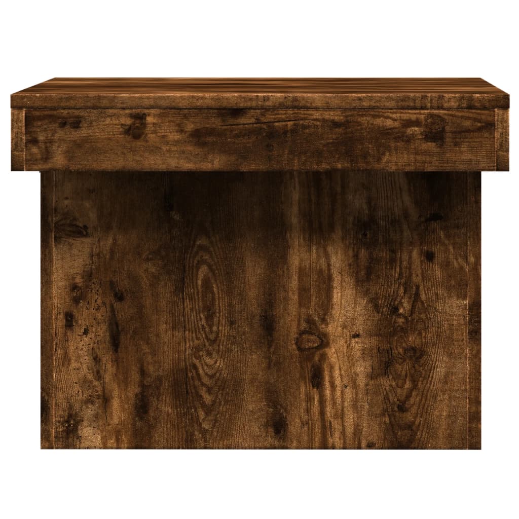 vidaXL Coffee Table Smoked Oak 100x55x40 cm Engineered Wood
