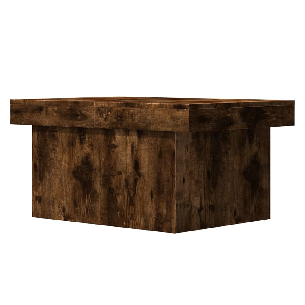 vidaXL Coffee Table Smoked Oak 100x55x40 cm Engineered Wood