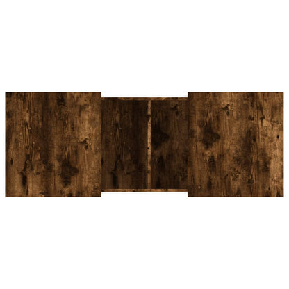 vidaXL Coffee Table Smoked Oak 100x55x40 cm Engineered Wood