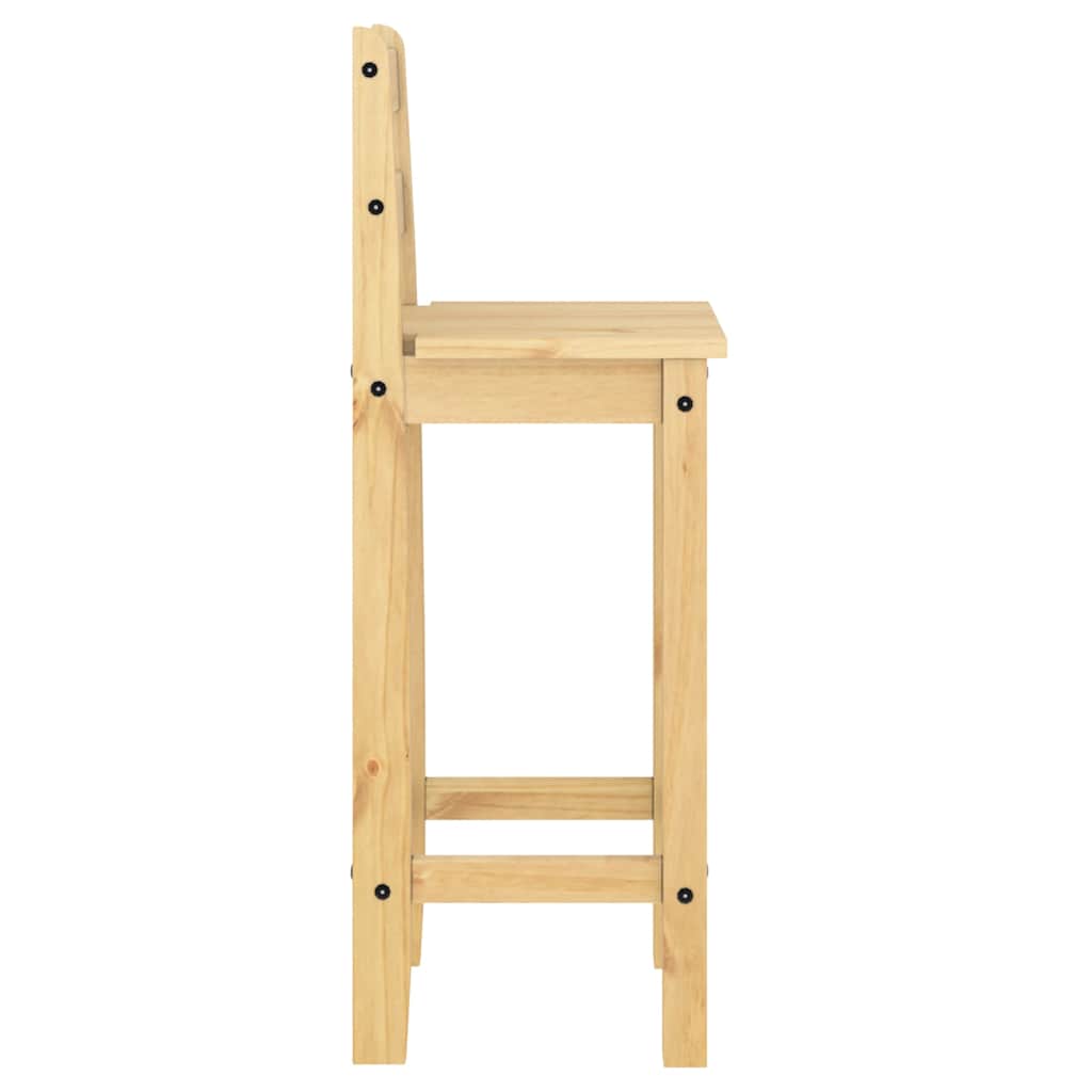 vidaXL 3 Piece Bar Set Solid Wood Pine