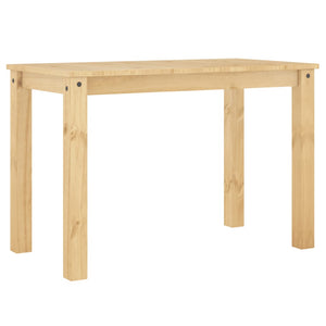 vidaXL Dining Table Panama 117x60x75 cm Solid Wood Pine