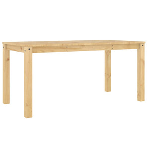 vidaXL Dining Table Panama 160x80x75 cm Solid Wood Pine