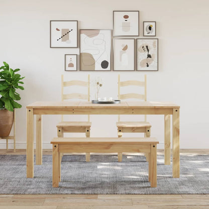 vidaXL Dining Bench PANAMA 105x30x45 cm Solid Wood Pine