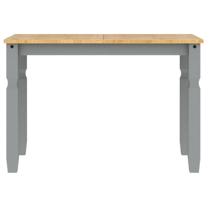 vidaXL Dining Table Corona Grey 112x60x75 cm Solid Wood Pine
