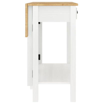 vidaXL 5 Piece Bar Set White Solid Wood Pine