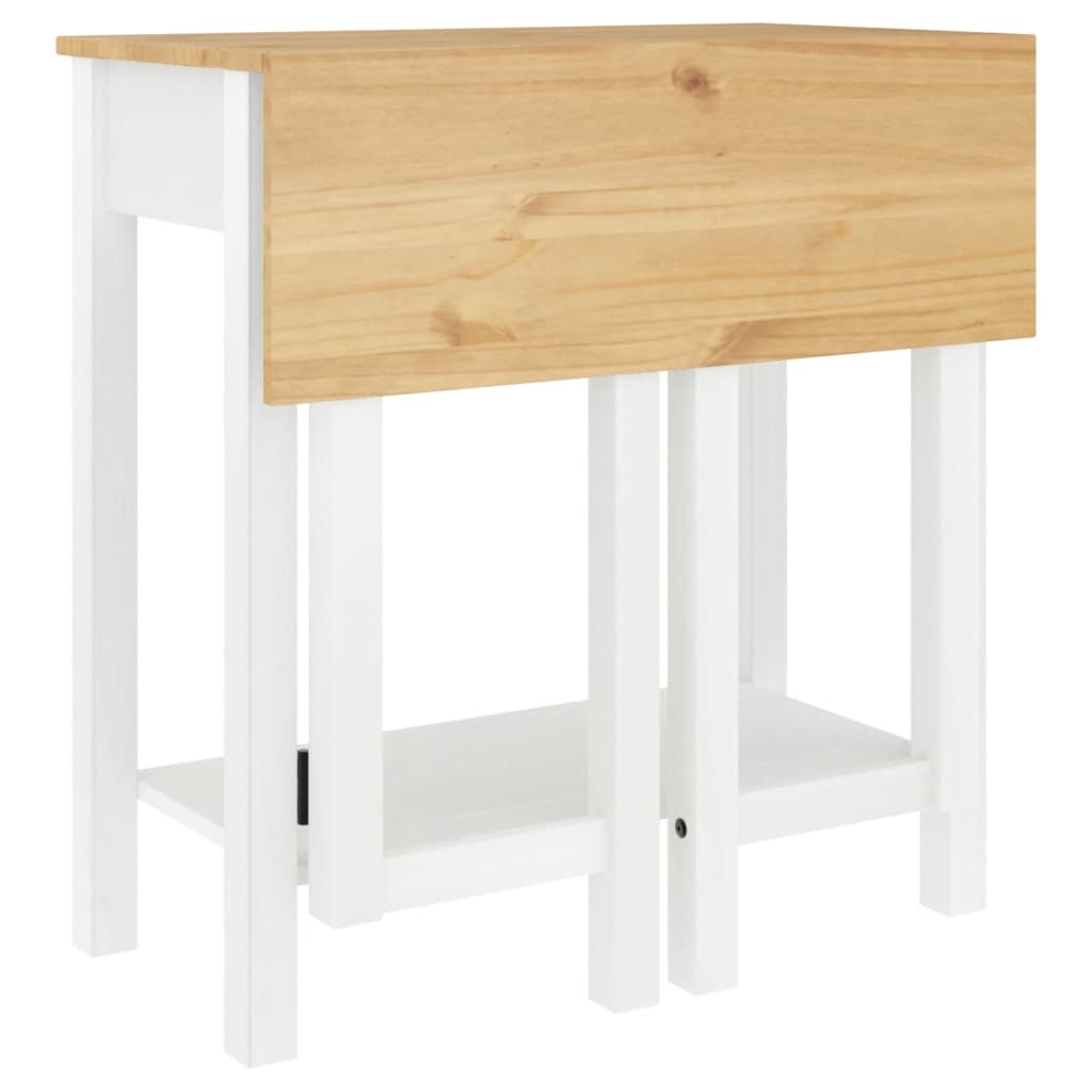 vidaXL 5 Piece Bar Set White Solid Wood Pine