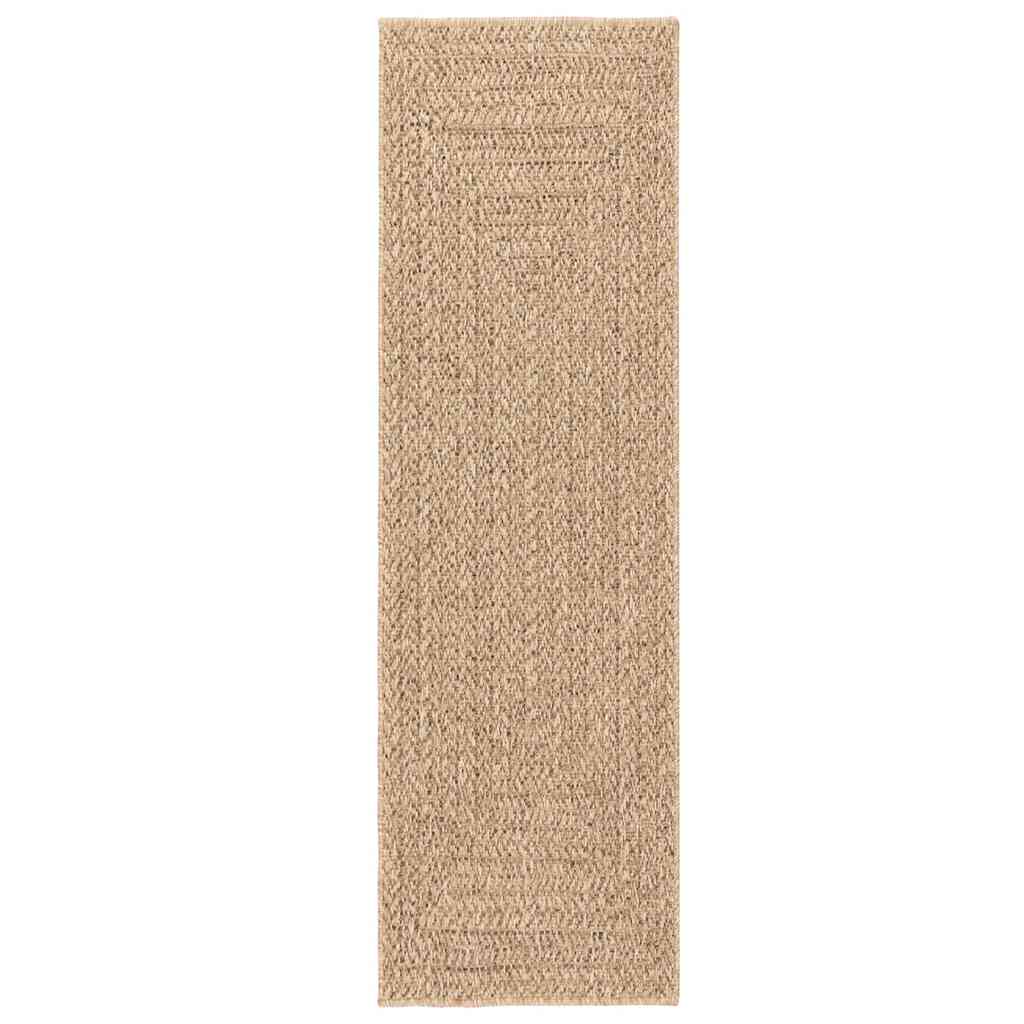 vidaXL Rug ZIZUR 80x250 cm Jute Look Indoor and Outdoor