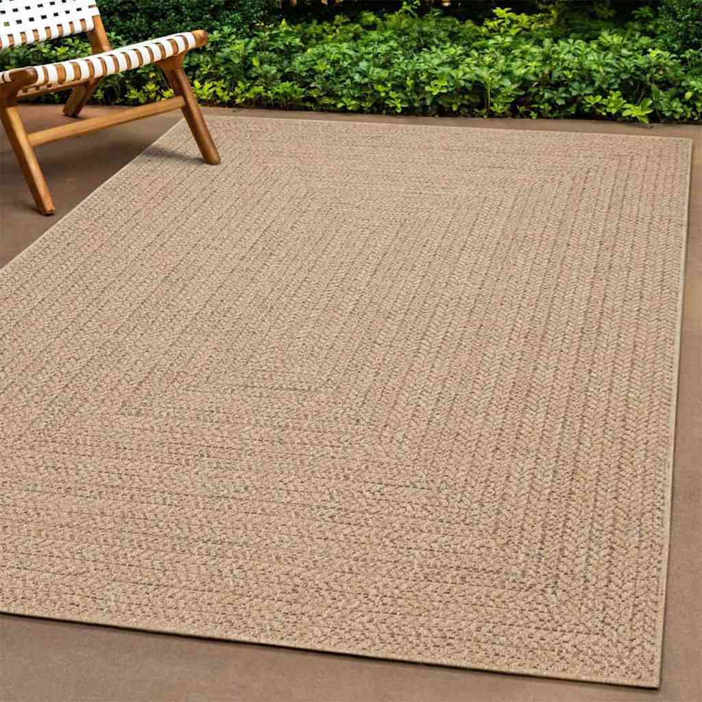 vidaXL Rug ZIZUR 80x250 cm Jute Look Indoor and Outdoor