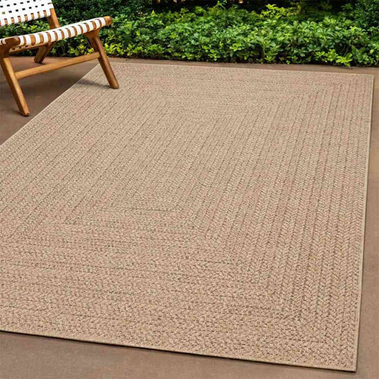 vidaXL Rug ZIZUR 80x250 cm Jute Look Indoor and Outdoor